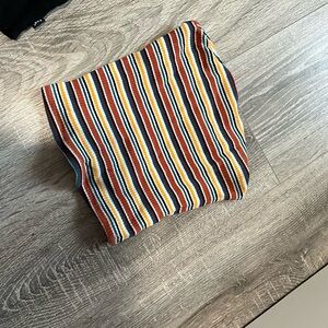 Garage Colorful Striped Crop Top